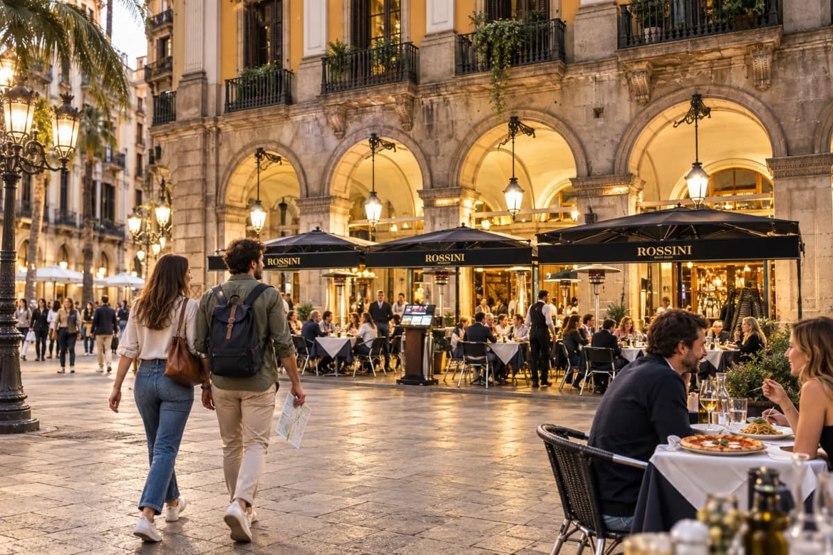 Barcelona Cultural y Gastronómica en 1 día: Ruta a pie desde La Boquería y el Barrio Gótico hasta el Restaurante Rossini
