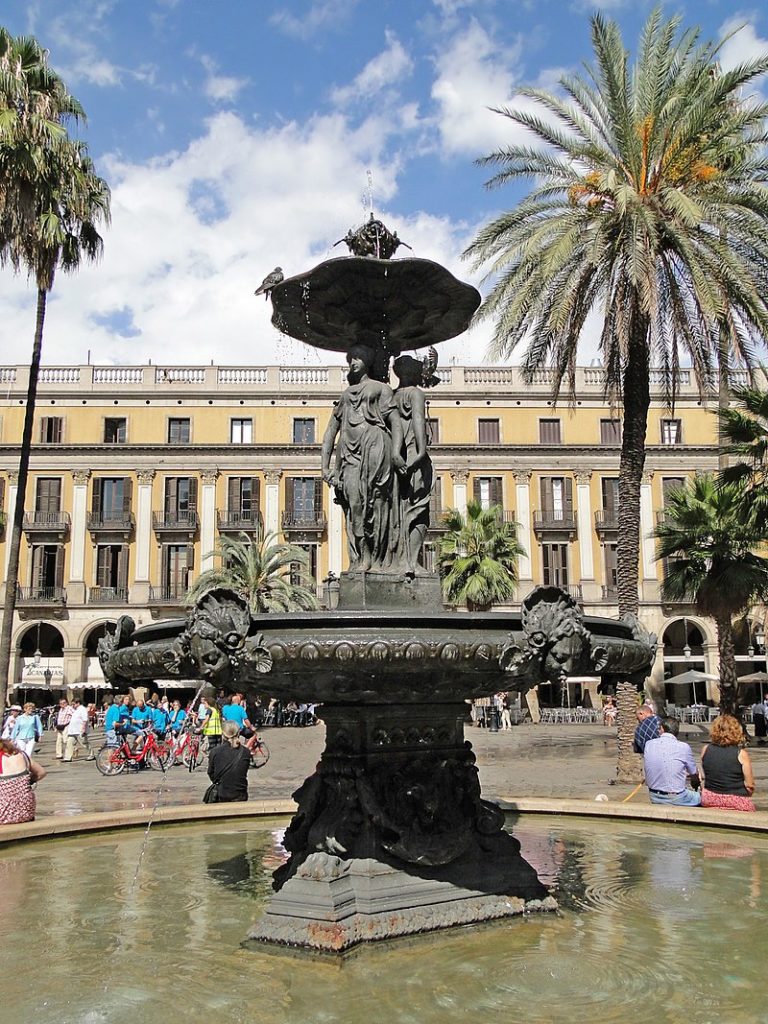 fountain of the three graces Barcelona