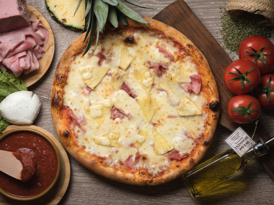 Pizza italiana Hawaiana