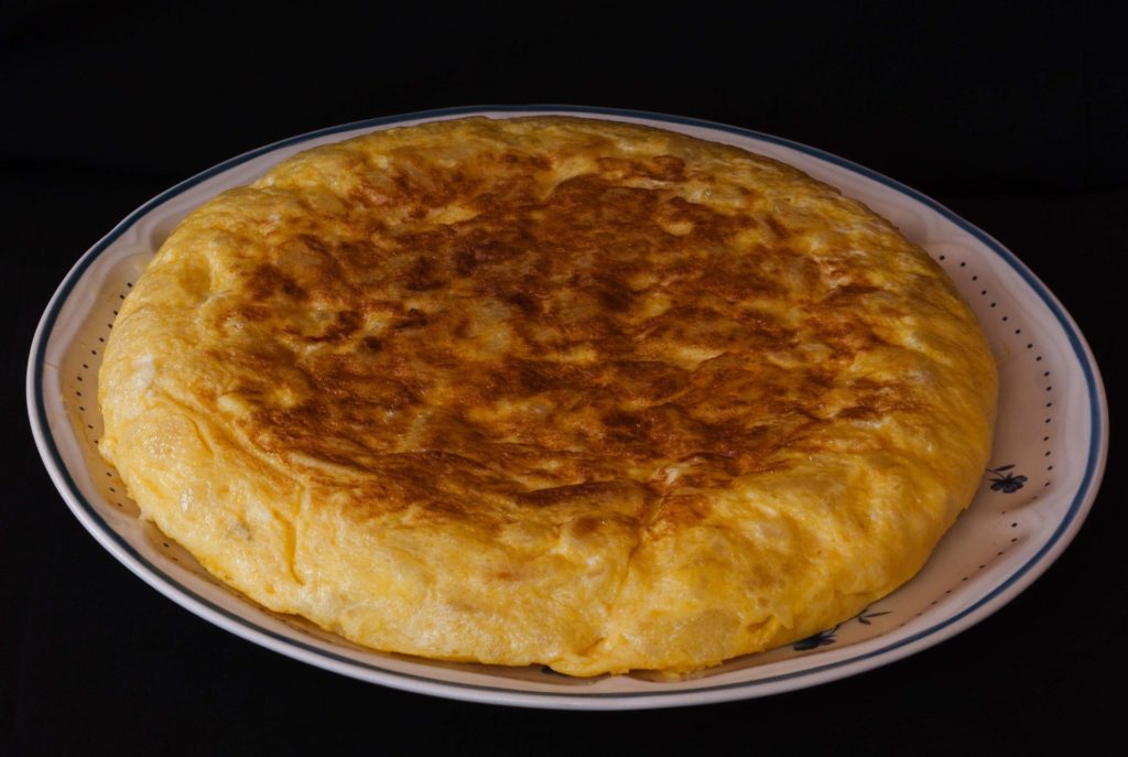 Spanish cuisine potato omelette