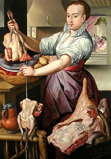 Cocina y carniceria medieval