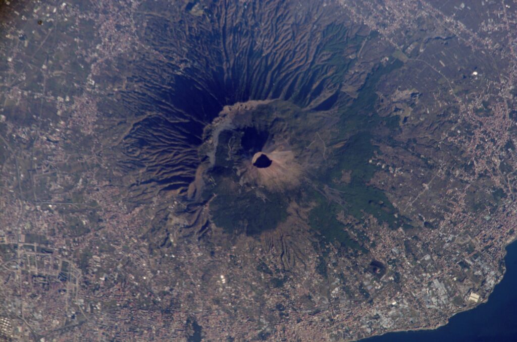 Vesubio volcán de campania