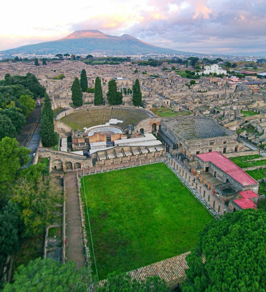 ciudad romana de Pompeia campania