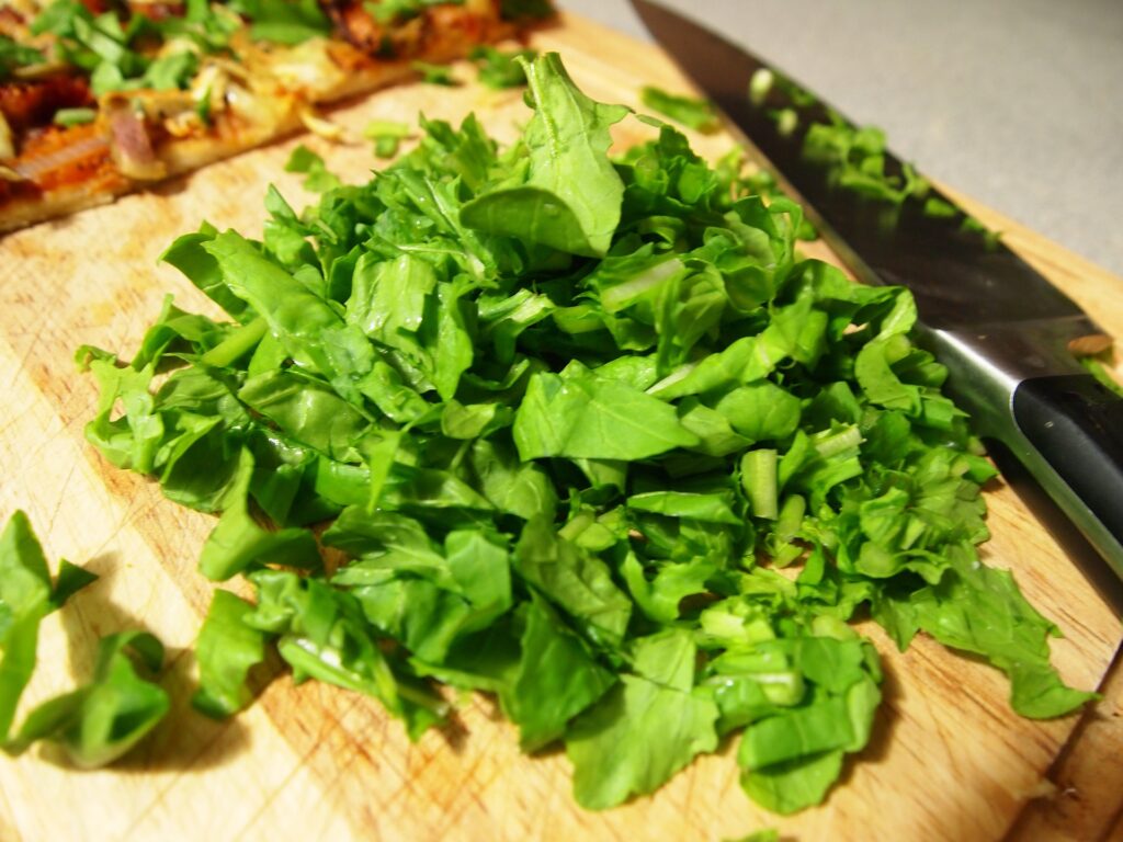 rúcula ingrediente pizza bresaola
